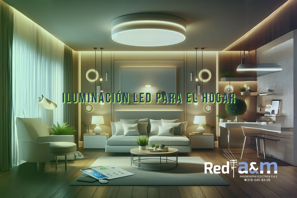 En red A&M Ingeniería Eléctrica te ayudamos a ahorrar energía con iluminación LED