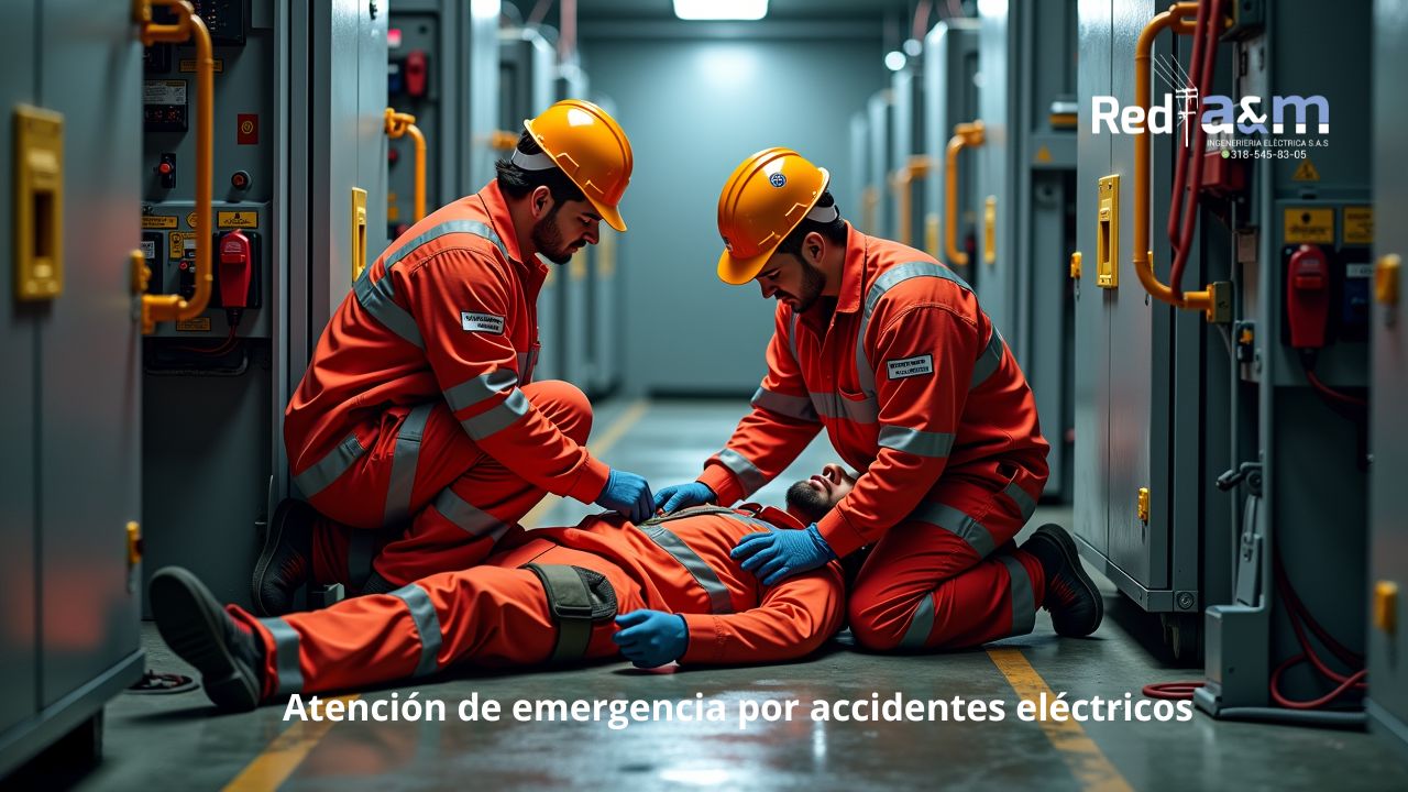 Primeros auxilios en accidentes eléctricos en un taller semi-industrial