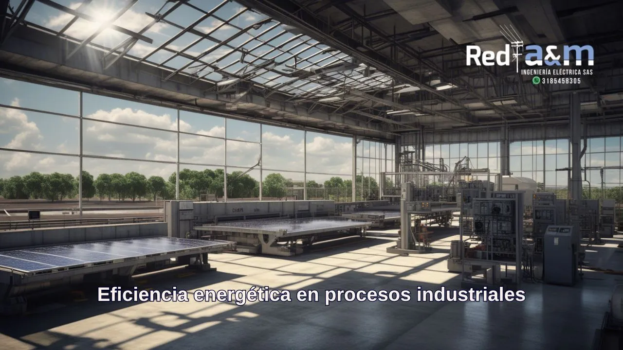 Eficiencia energética en procesos industriales con uso de energías renovables y automatización.