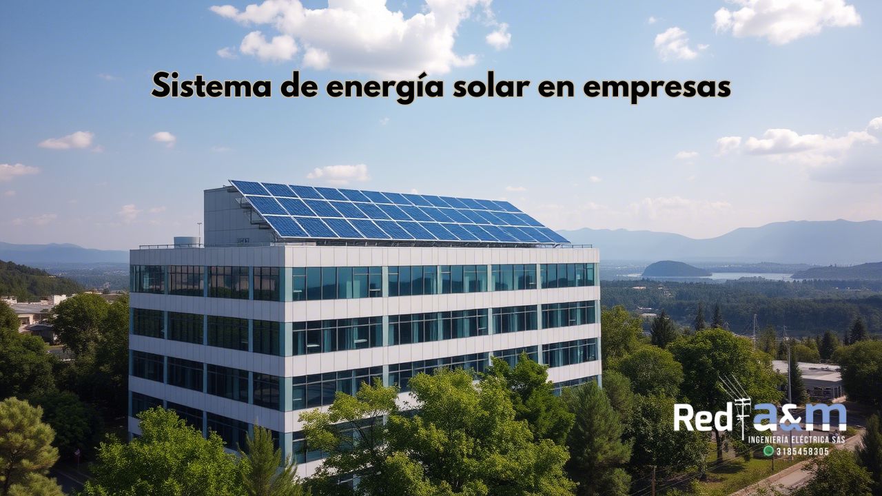 Instalación de paneles solares para empresas, por Red a&m