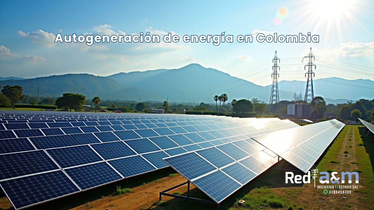 Colombia solar autogeneración con conexión a la red eléctrica nacional.